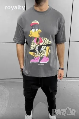 Мъжка блуза с къс ръкав Два цвята 