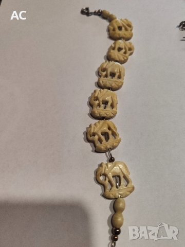 сребро с кост , снимка 7 - Колиета, медальони, синджири - 44005477