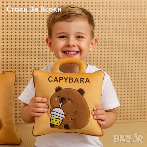 Мека Лабубу възглавничка играчка и одеяло за гушкане 2-в-1, снимка 8 - Плюшени играчки - 51819585