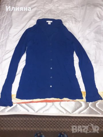 Елегантна синя риза , снимка 4 - Ризи - 28361881