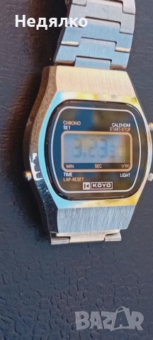 Винтидж кварцов,lcd часовник Koyo, снимка 9 - Антикварни и старинни предмети - 43490001
