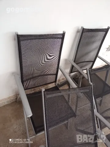 сгъваем стол, ПОДСИЛЕН за ТЕЖКИ, ЕДРИ ХОРА, шезлонг за плаж, сгъваем стол с много позиции, снимка 15 - Градински мебели, декорация  - 49779149