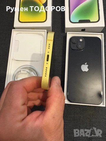 Iphone 14, жълт/черен, снимка 6 - Apple iPhone - 52890433