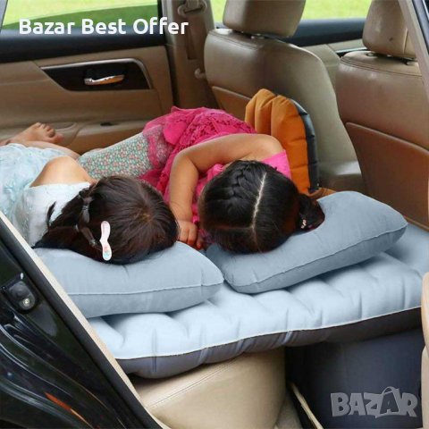 Компактен надуваем матрак - легло за автомобил - за задна седалка, снимка 3 - Аксесоари и консумативи - 36838773