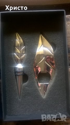 отварачка и запушалка за вино метал масивни супер подарък, снимка 3 - Аксесоари за кухня - 28677325