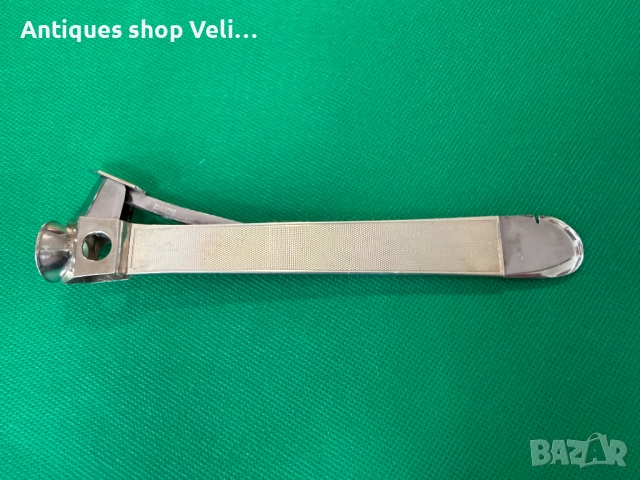 Сребърна резачка за пури/пърети №7745, снимка 7 - Други ценни предмети - 52814160