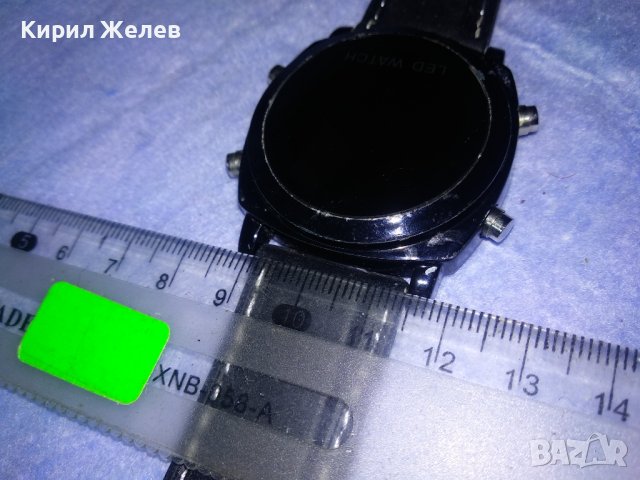 LED WATCH ЕЛЕКТРОНЕН МОДЕРЕН РЪЧЕН ЧАСОВНИК 33202, снимка 3 - Мъжки - 40442667