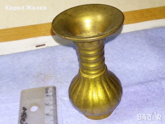 СТАРА СТИЛНА  КРАСИВА БРОНЗОВА ВИНТИДЖ ВАЗИЧКА ВАЗА За ДОМА / КОЛЕКЦИЯ 42684, снимка 9 - Декорация за дома - 43828120