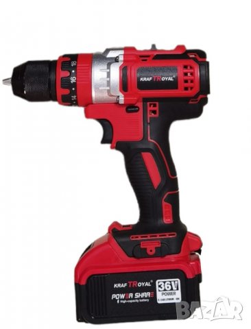 Промо Комплект 2 в 1 Акумулаторен Винтоверт и Акумулаторен Гайковерт Импакт Драйв Немски 36V 8,0AH , снимка 6 - Винтоверти - 39619654