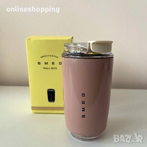 **НОВИ** Термо чаши SMEG Wall Mug – 240 мл, 3 налични цвята, снимка 8 - Чаши - 53115359