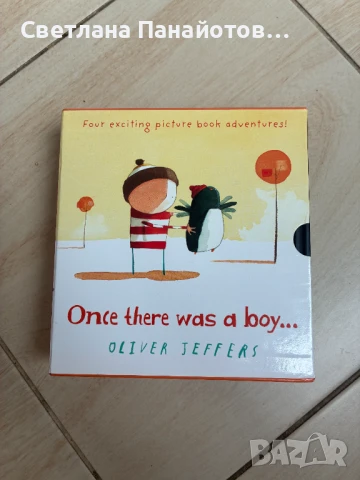 Лот от 4 книги на английски на Оливър Джефърс