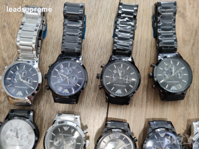 Часоници различни модели - Armani Rolex Casio Rado, снимка 10 - Мъжки - 43643622