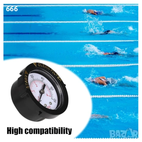 Манометър, снимка 3 - Басейни и аксесоари - 53540653