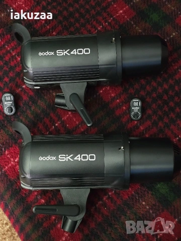 Godox SK400 комплект – 2 студийни светкавици + тригер, снимка 7 - Светкавици, студийно осветление - 53573171