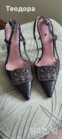 Естествена кожа, снимка 4 - Дамски елегантни обувки - 32857613