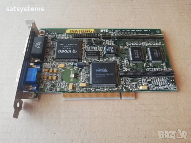 Видео карта Matrox MGA-MIL/2/SI 576-06 REV.B 2MB PCI, снимка 5 - Видеокарти - 38774897