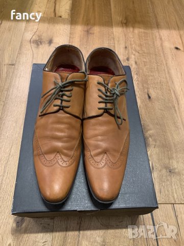 Елегантни мъжки обувки - естествена кожа, снимка 2 - Официални обувки - 32409132