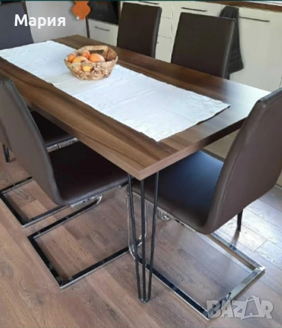 Комплект кухненски столове 6бр. + калъфи за тях., снимка 2 - Столове - 52563695