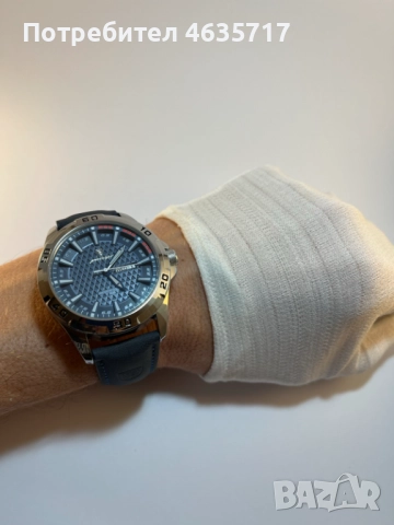 Мъжки часовник Poedagar, Неръждаема стомана, Естествена кожа, снимка 4 - Мъжки - 52564309