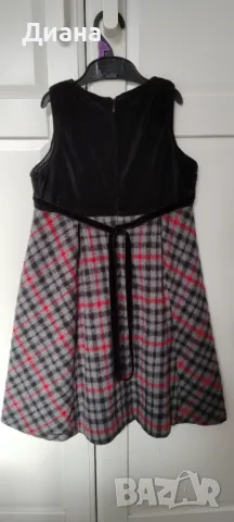 Официална детска коледна рокля, размер 7 г, снимка 2 - Детски рокли и поли - 48354826