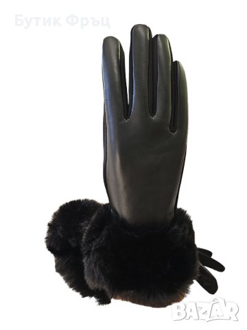 Дамски ръкавици черни, снимка 2 - Ръкавици - 43015165