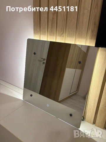 Огледало с LED светлина, снимка 3 - Огледала - 53430329