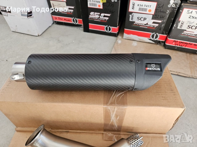 Оригинален карбонов ауспух Remus за Husqvarna 401 2018-2019г., снимка 5 - Части - 53246338