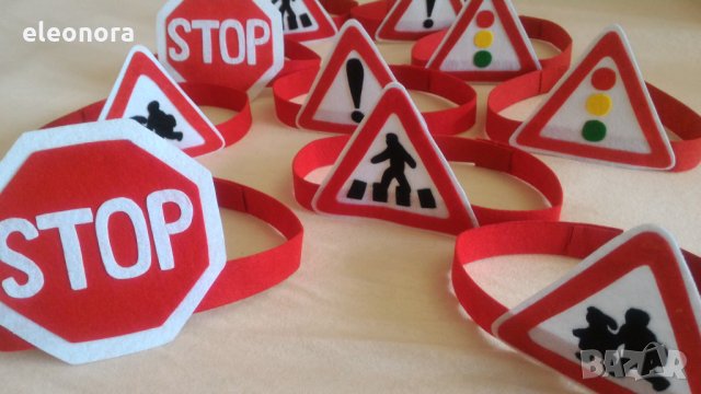 Ръчно изработени коронки от филц, снимка 8 - Други - 28158574