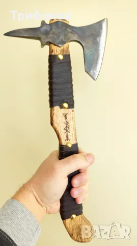 Брадвичка "Tomahawk viking" - персонализирана (ръчна изработка), снимка 3 - Колекции - 49033490