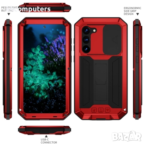 Samsung Galaxy S23+ 5G R-JUST Удароустойчив Калъф и Протектор, 49,90 лв, снимка 3 - Калъфи, кейсове - 52817842