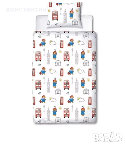 Падингтън детски спален комплект, снимка 2 - Спално бельо и завивки - 52453023