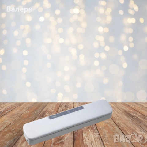 Уред за вакуумиране, бял/ черен с 5 торбички, снимка 2 - Други стоки за дома - 53206302