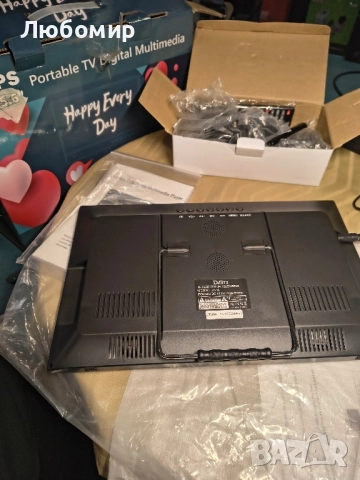 Портативен телевизор TV16, 16 инча, 12/220V, Цифров тунер DVB-T2,, снимка 4 - Телевизори - 51973227
