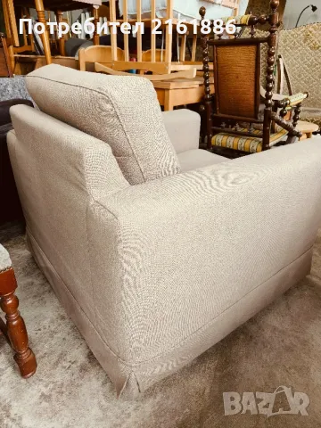 Удобен фотьойл със сваляеми калъфи , снимка 3 - Дивани и мека мебел - 50269012