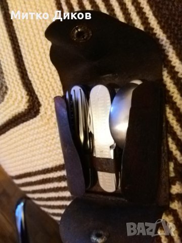 Комплект от 3 части с калъф естествена кожа Герлах от соца