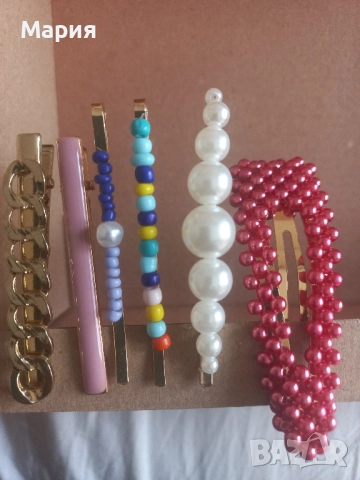 Мъниста, гривни, брошка, снимка 3 - Други - 52669210