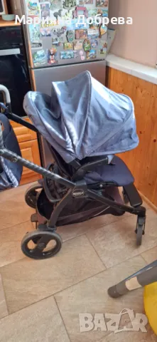 Комбинирана количка Per Perego Futura 3 in 1 + Бебешки шезлонг Cangaroo, снимка 10 - Детски колички - 48036792