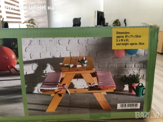 Детска пейка с маса Livarno, снимка 5 - Други - 50737353