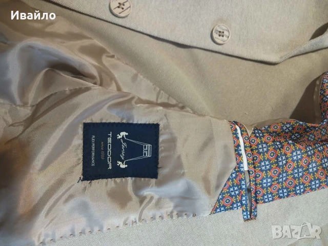 Мъжко Сако Teodor размер М, снимка 5 - Сака - 53055733