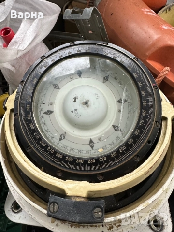 Корабен компас, снимка 2 - Антикварни и старинни предмети - 52983214