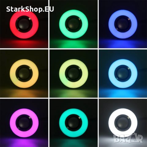 СУПЕР ХИТ Bluetooth колона LED RGB диско лампа крушка музика ефекти, снимка 5 - Други - 27872975