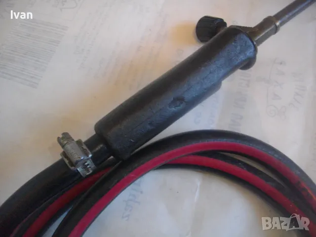 410мм ф40мм НЕМСКА ГАЗОВА ПРОПАН-БУТАН ГОРЕЛКА ПЪРЛАЧКА ЗА НАГРЯВАНЕ с маркуч 1 м масивен , снимка 14 - Други инструменти - 48519093