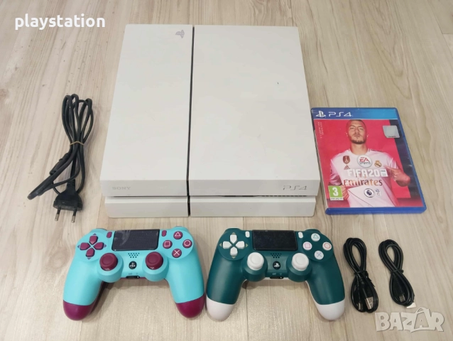 Playstation 4 бЯЛ уникален комплект, снимка 4 - PlayStation конзоли - 52429661