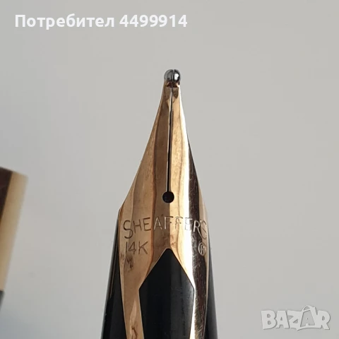 Писалка Sheaffer със златен писец 14карата, снимка 3 - Антикварни и старинни предмети - 51238017