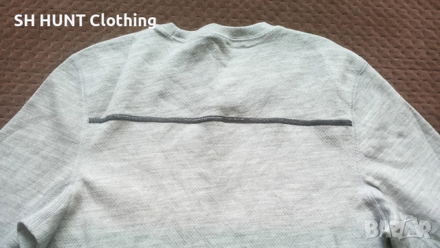 HELLY HANSEN 75106 Grey Lifa Base Layer 57% Merino Wool размер S работна термо блуза W4-550, снимка 8 - Блузи - 52025502