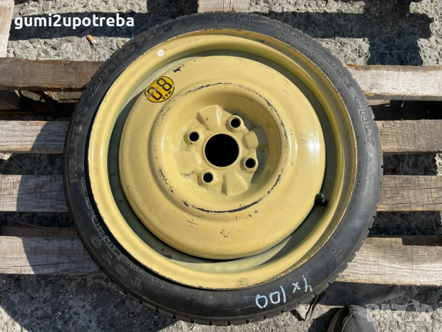 15 резервна джанта патерица 4х100 MAZDA2 Мазда 2- 115/70/15