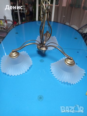 месингов немски полилей 8240, снимка 2 - Полилеи - 39476692