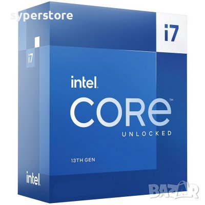 Процесор за компютър Intel CPU Desktop Core i7-13700F 2.1GHz, 30MB, LGA1700 SS30511