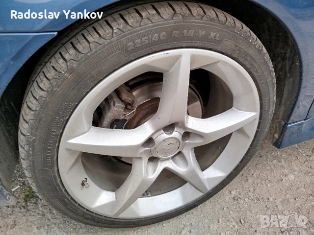 Джанти за Опел Астра 18 цола топ състояние със почтжи нови гуми , снимка 3 - Гуми и джанти - 50854654