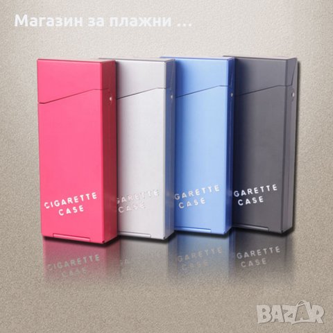 Алуминиева табакера за цигари 100мм, снимка 16 - Табакери - 28596865